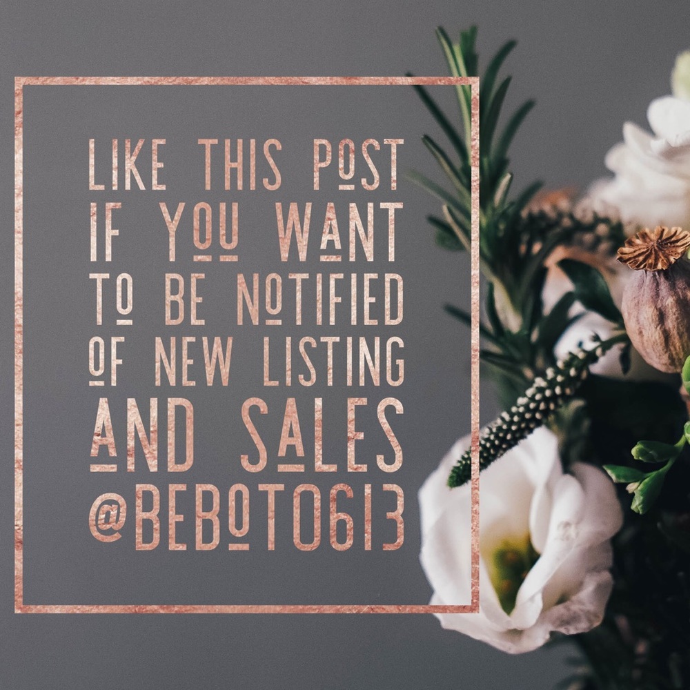 LIKE to be NOTIFIED of SALES or NEW LISTINGS!